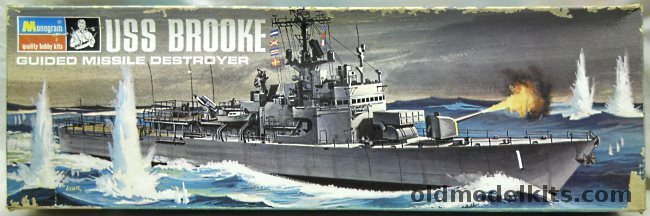 Monogram 1/310 USS Brooke DEG-1 Guided Missile Destroyer, PB235 plastic model kit